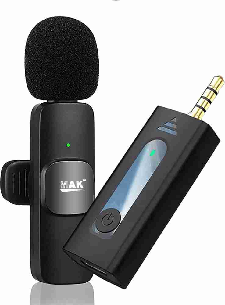 Wireless lapel 2024 microphone with speaker