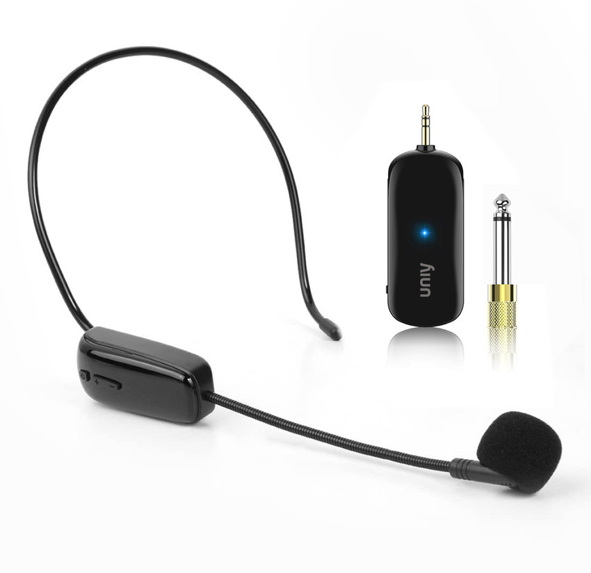 UNIY U19 UHF Wireless Headset Mic for PA System Live Streamer 160 Meter Distance Microphone