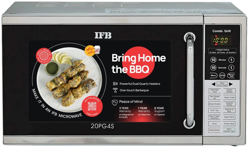 ifb grill microwave oven 20pg4s