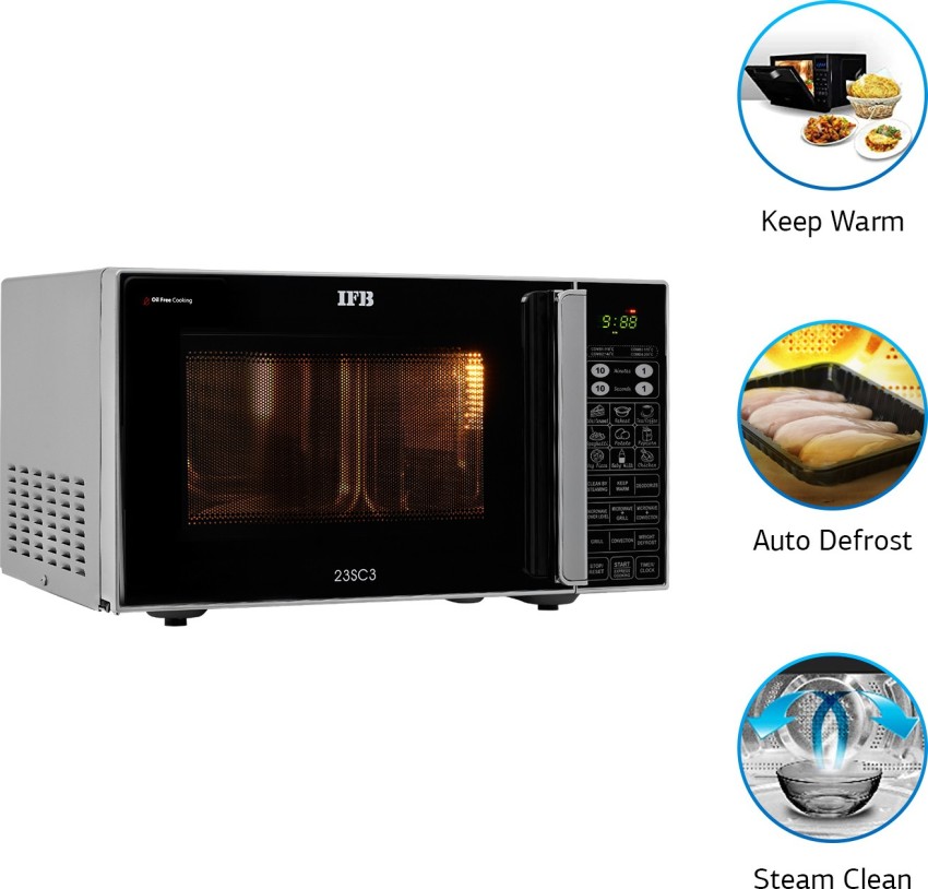 ifb 23 l convection microwave oven 23sc3 silver justhere