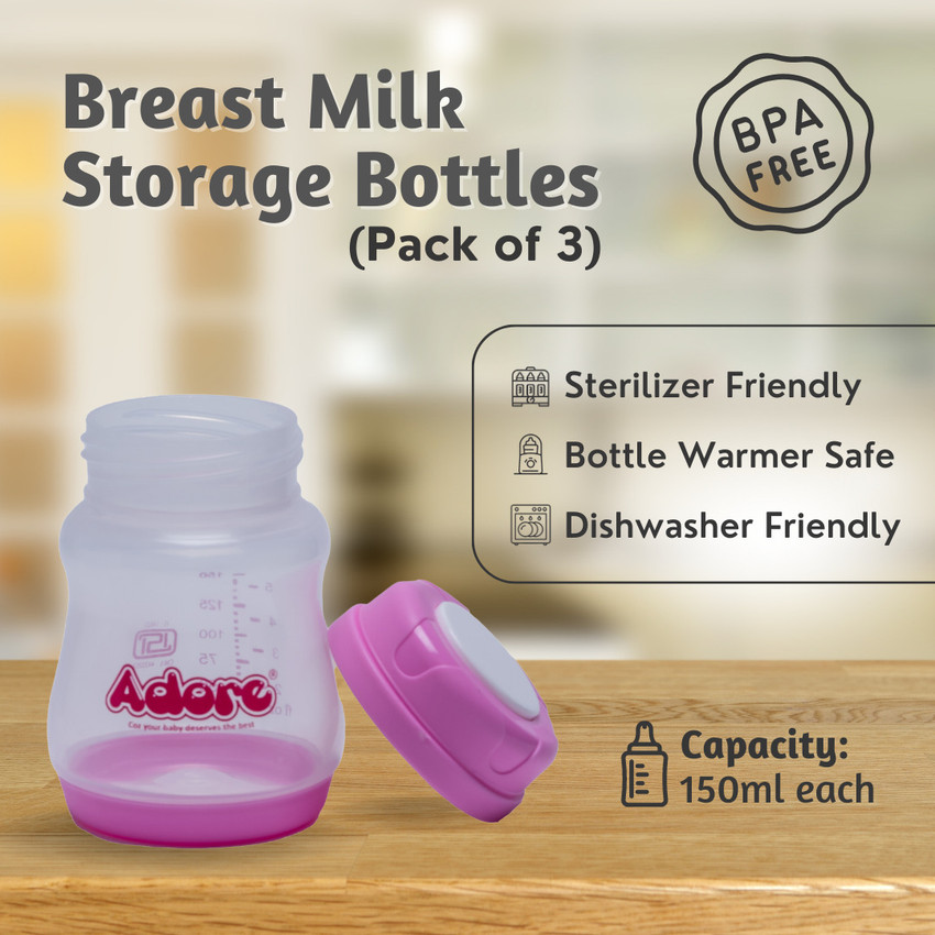 Breast milk storage bottles hotsell