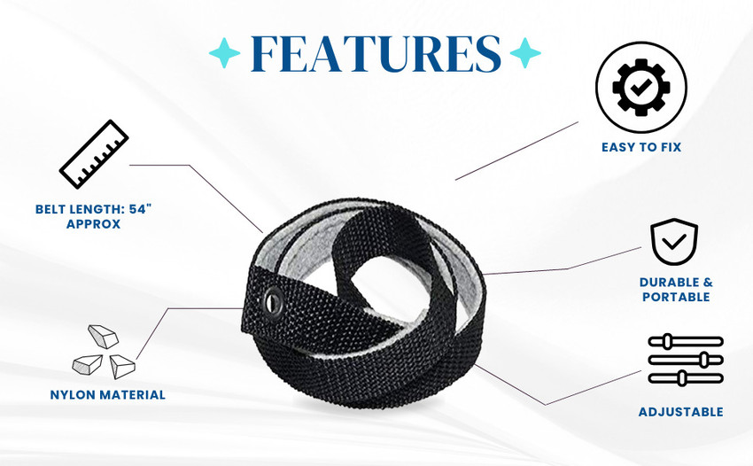 squarefit Tension Belt Replacement Belt for Air Bike Fan Bike Exercise Cycle Mini Pedal Exerciser Cycle