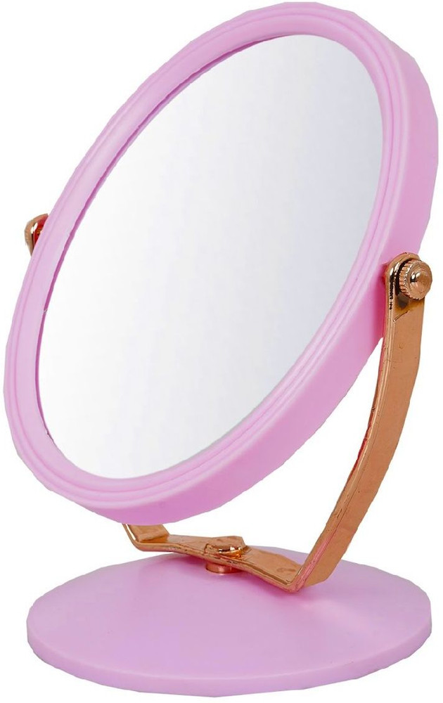 GOOD THINGS Cute Vanity Mirror with Plastic Stand Cute Rotatable