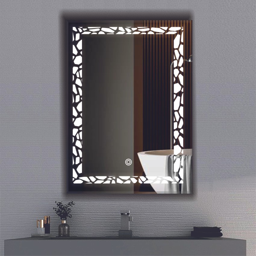 PRINCE ART Led Mirror with Light Bathroom Wall Decor Makeup Room