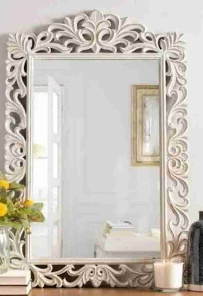 Wood store carved mirror