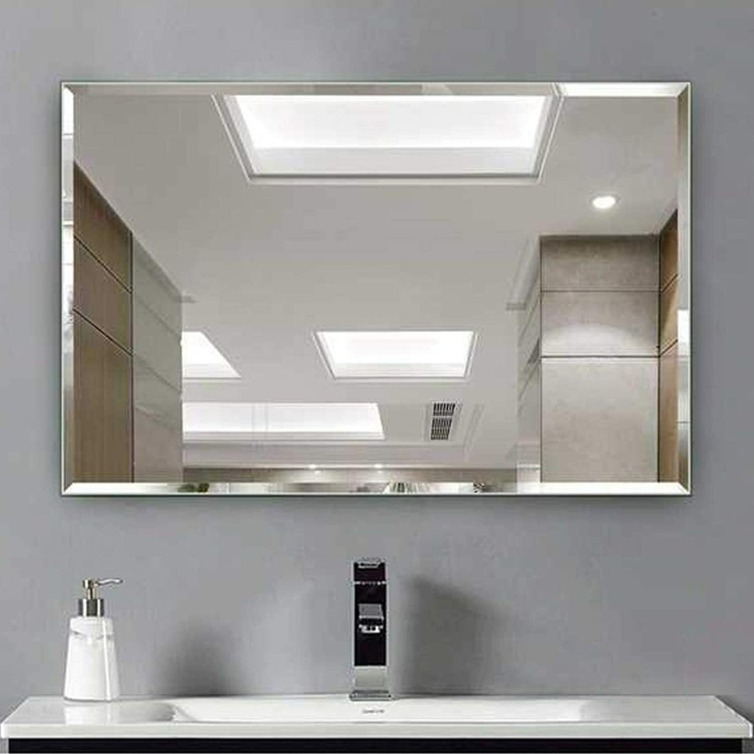 ARYAANSH Decorative Beveled Wall Mirror for Living Room, Bathroom