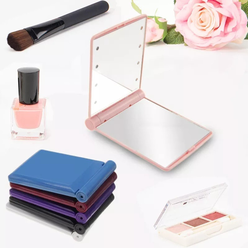Small led sale mirror