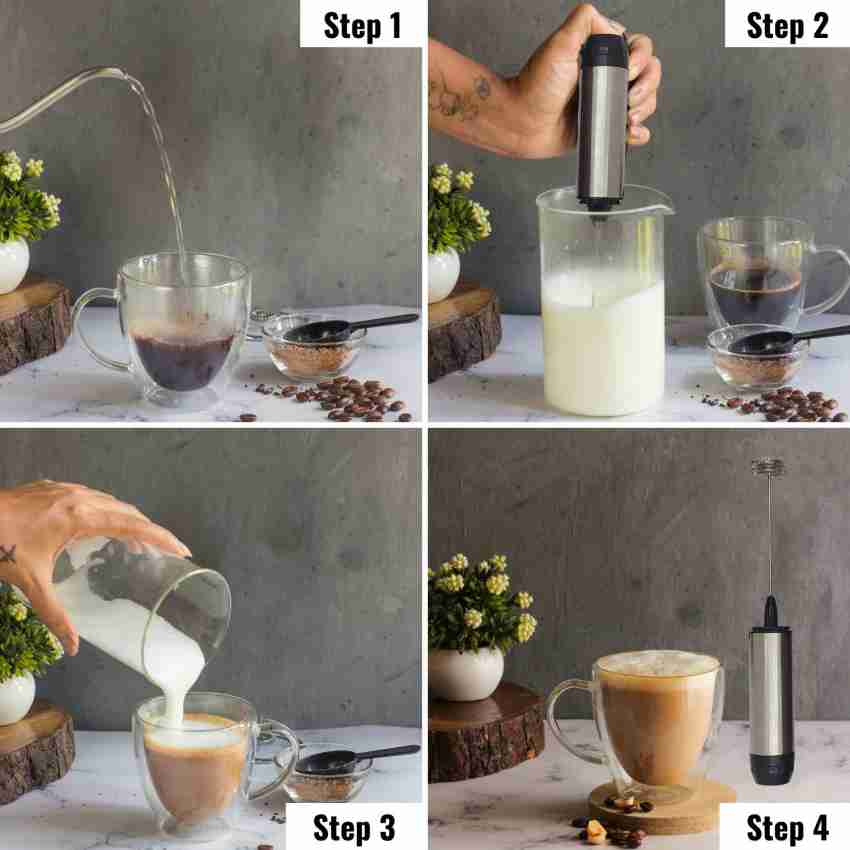 MasterChef Battery-Operated Milk Frother 