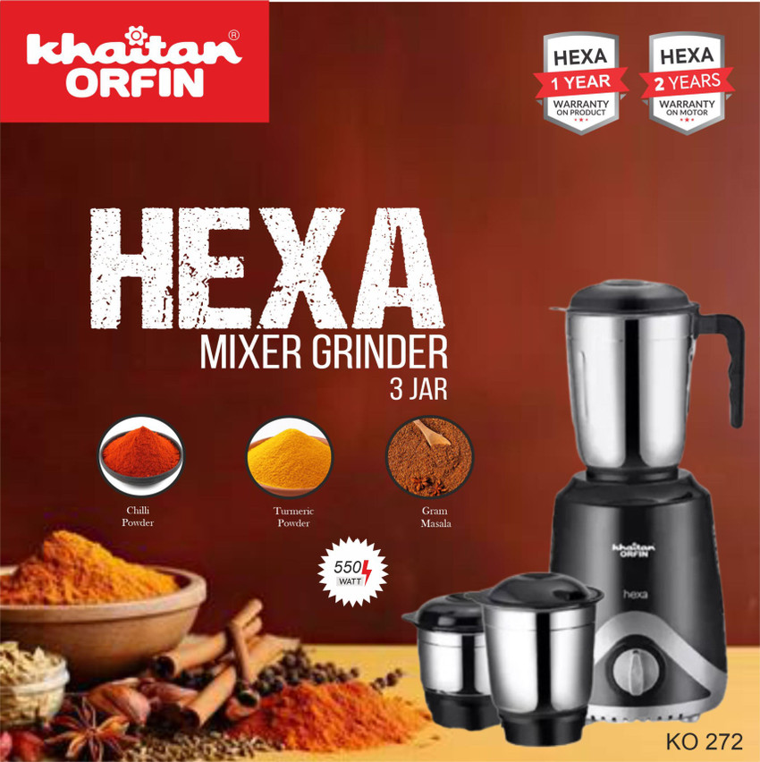 Khaitan mixer grinder 500 watt price store