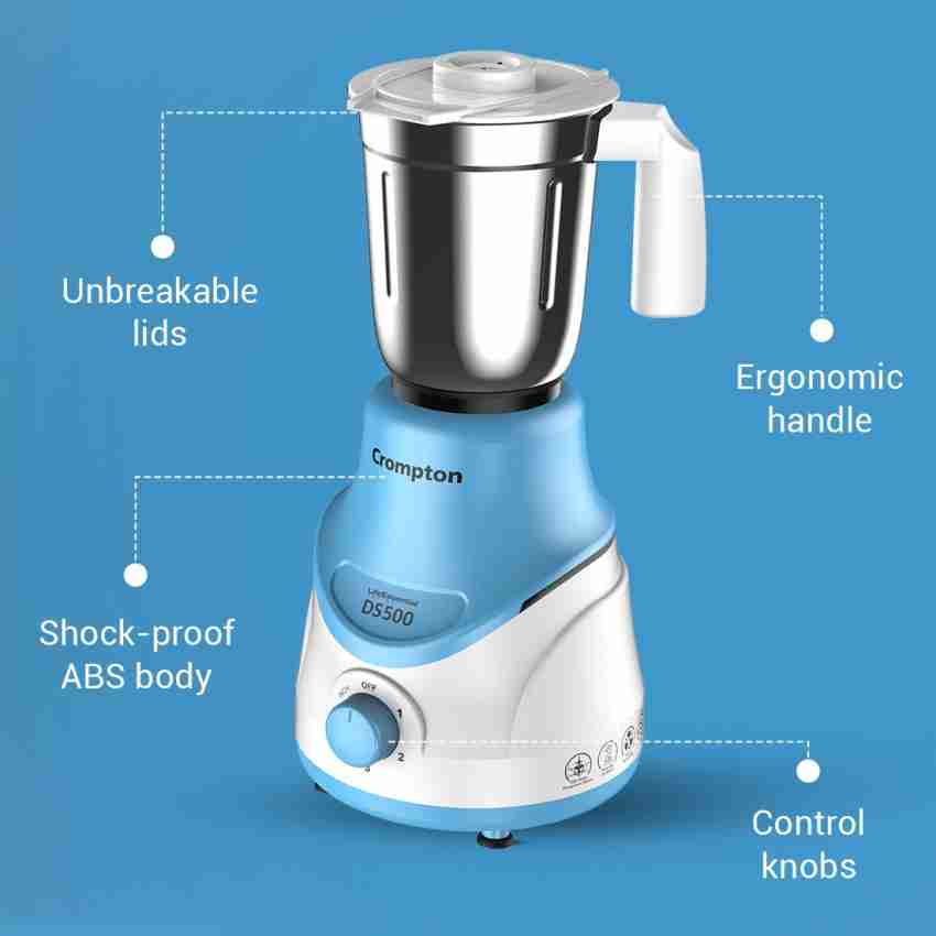 Crompton 500 deals watt mixer grinder