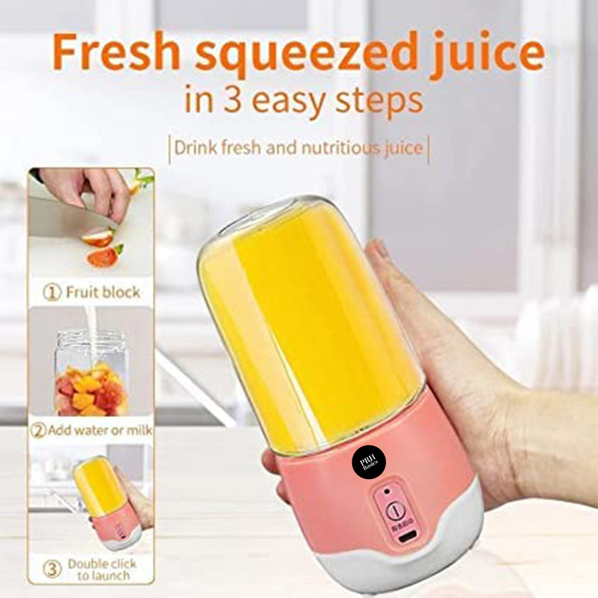 PRH Basics Portable Electric USB Juicer Bottle Blender for