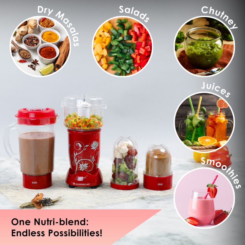 Wonderchef Nutri Blend Smart 500W - India's First Fully Automatic