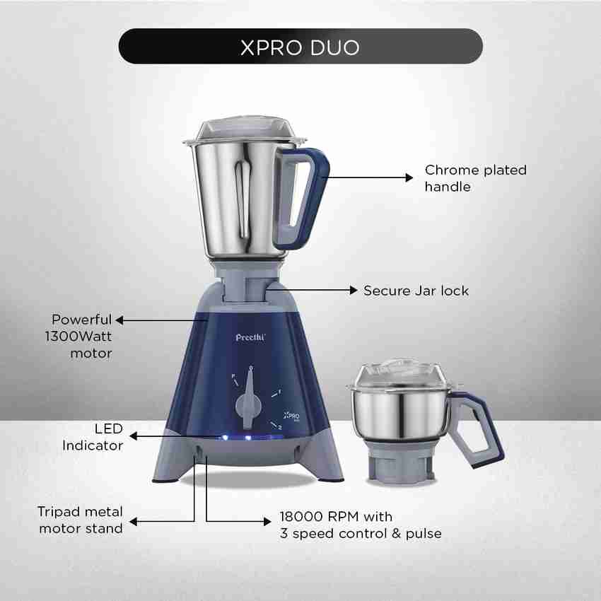 Preethi heavy duty mixer grinder price top