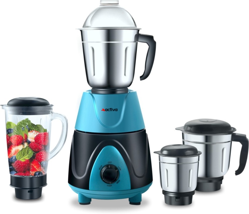 Longway Orion 900W Electric Juicer Machine Mixer Grinder with 4 Jars