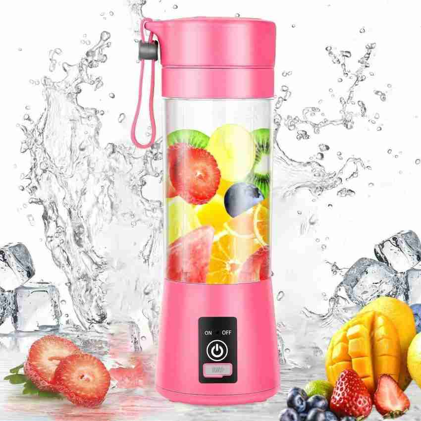 Portable Mini USB Rechargeable Electric Juicer 380ml Fruit Bottle Blender  Mixer