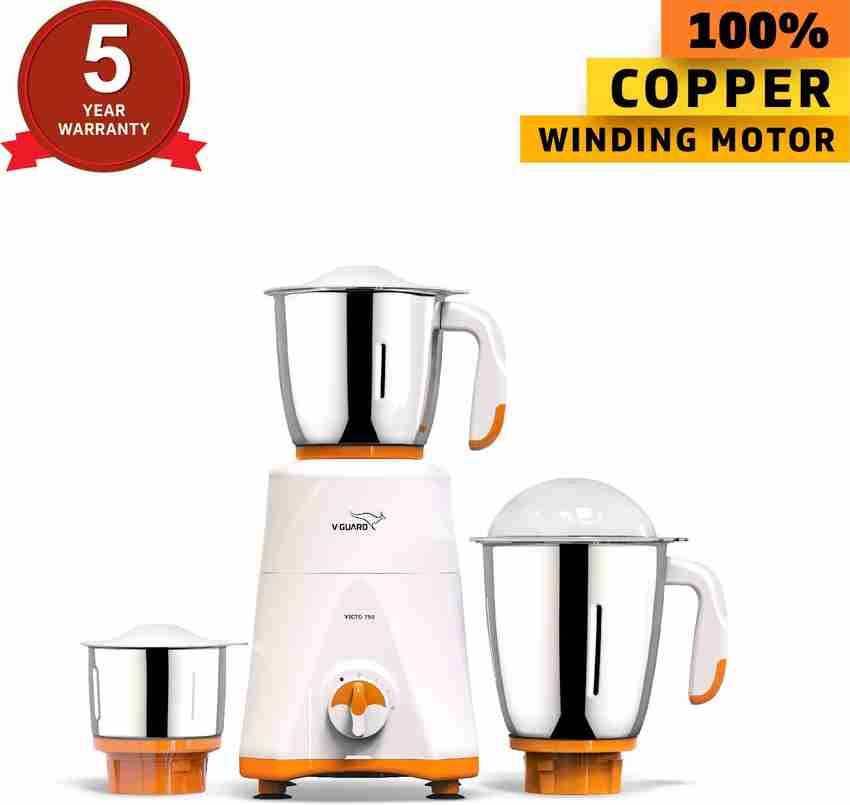 Mixer grinder with store copper winding motor