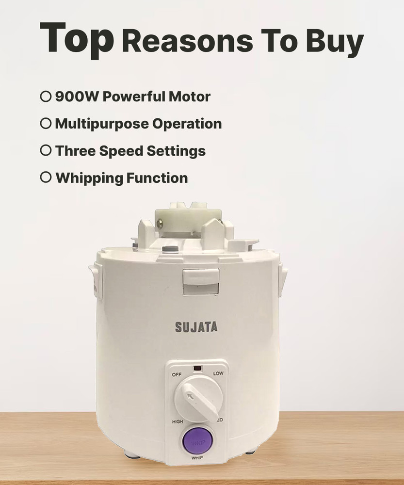 SUJATA 900 900 W Mixer Grinder Price in India Buy SUJATA 900 900 W Mixer Grinder Online at Flipkart