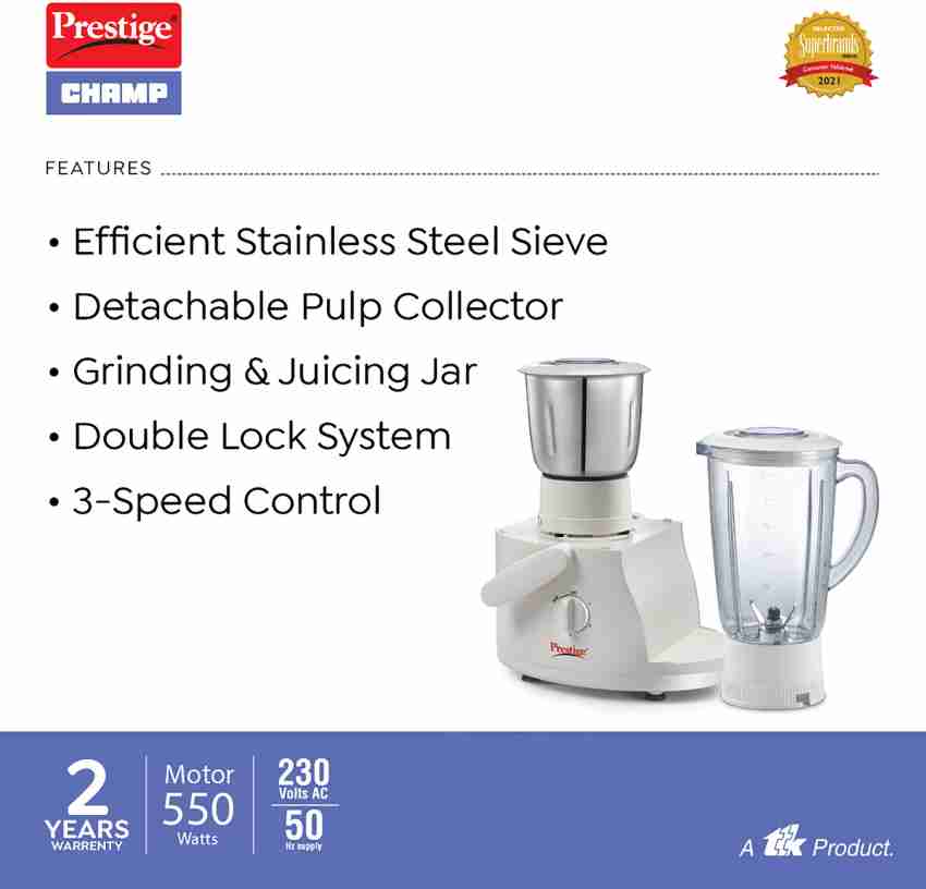 Prestige champ shop juicer mixer grinder