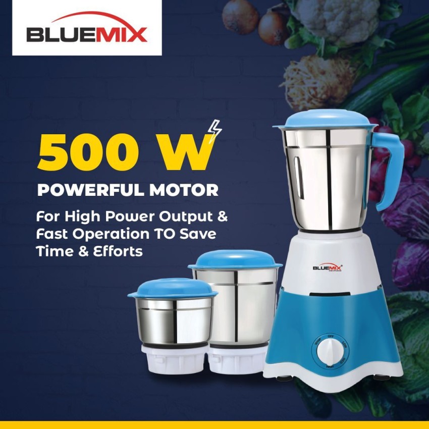 Hotstar Bloom Mixer Grinder, 2 Stainless Steel Jars (White), 1 Year  Manufacturing Warranty Bloom Series 400 Mixer Grinder (2 Jars, Blue And  White) Price in India - Buy Hotstar Bloom Mixer Grinder