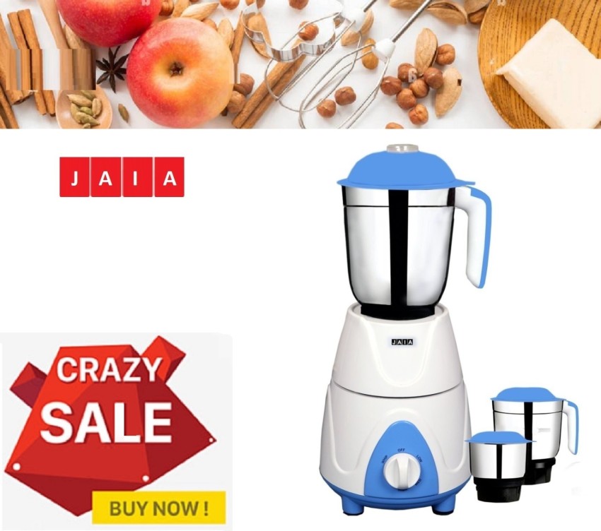 Buy JAIA Viva Premium Mixer Grinder 600 Watt Stainless Steel 3