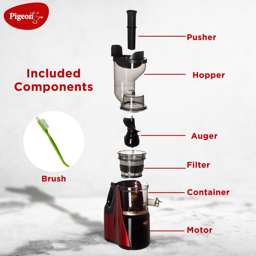 Pigeon Slo-Jo Slow Juicer Cold Press for for fruits and vegetables