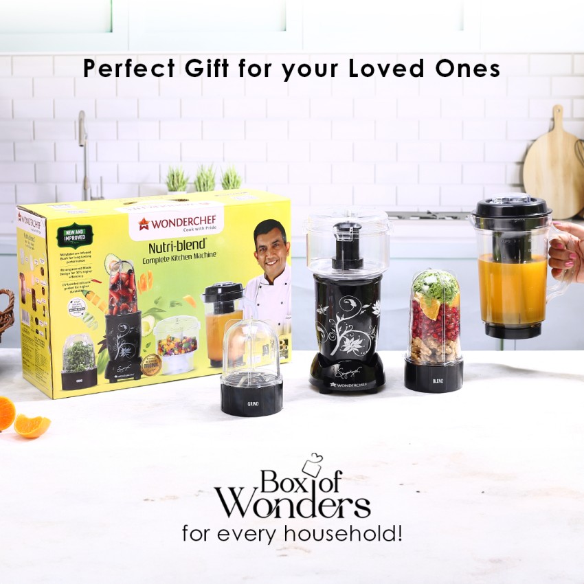 Wonderchef Nutri Blend Smart 500W - India's First Fully Automatic