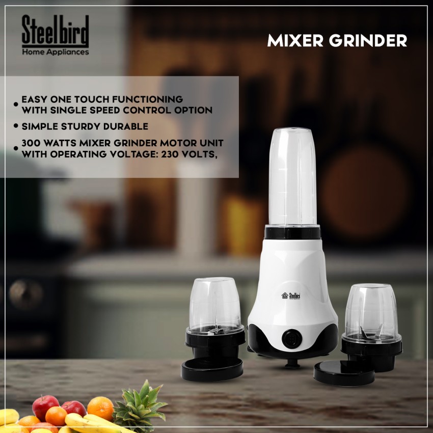 Nutri Bullet Mixer Grinder, For Wet & Dry Grinding, 300 W - 500 W