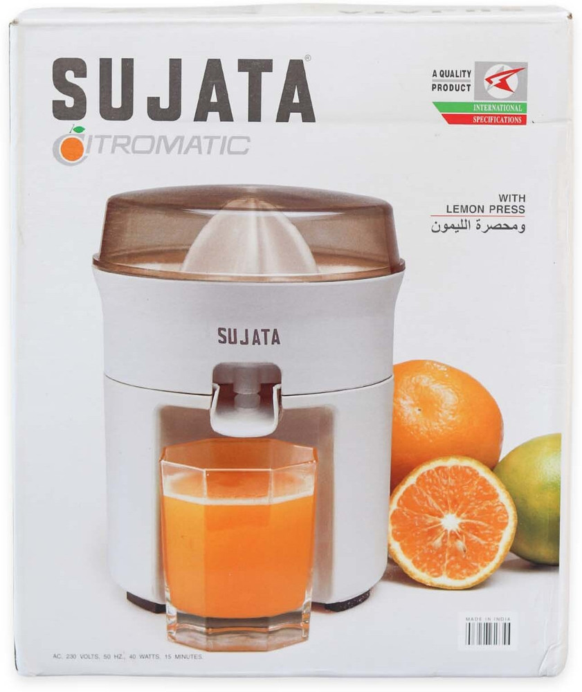 Sujata citrus juicer top