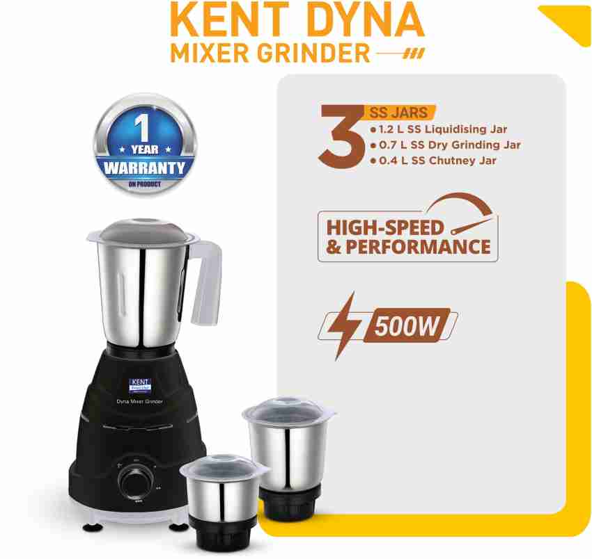 KENT Juicer Mixer Grinder - Buy 500-Watt Mixer Grinder for Home at Best  Price