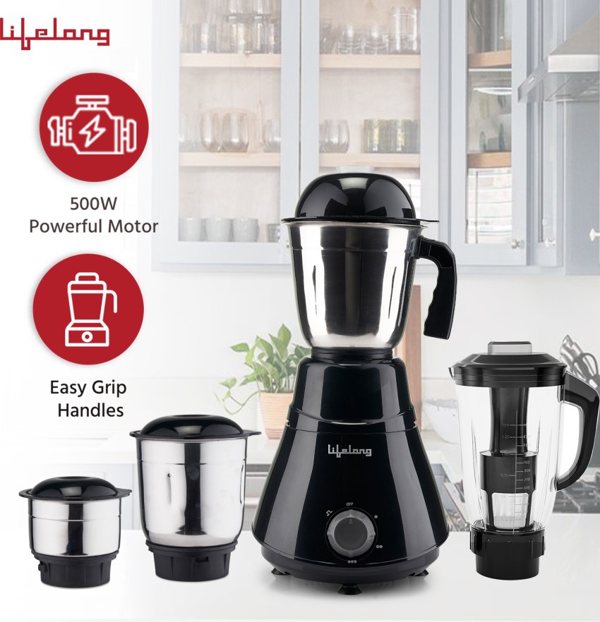 Pringle Kitchen King Combo 500W 2 Jar Mixer Grinder with 3 Speed