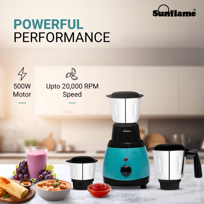 Sunflame smart 500w mixer shop grinder