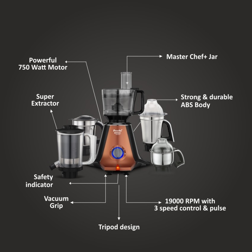 Prestige zodiac store mixer grinder