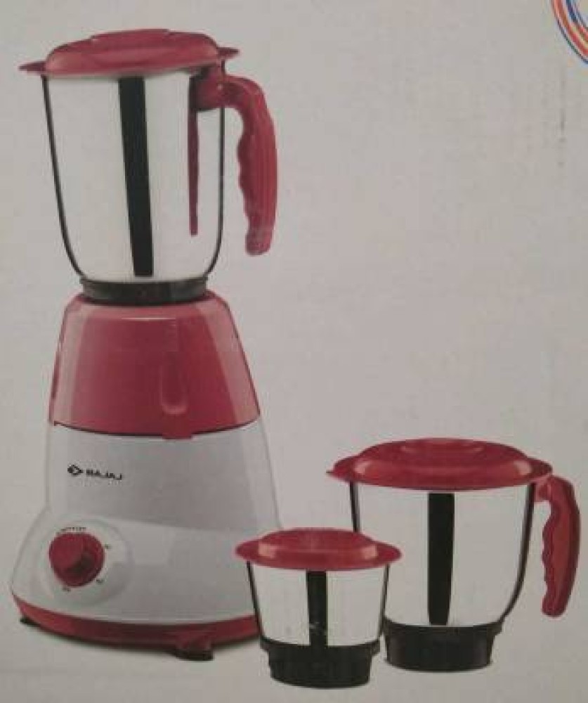 BAJAJ GX-75 750 Juicer Mixer Grinder (4 Jars, White, Red) Price in India -  Buy BAJAJ GX-75 750 Juicer Mixer Grinder (4 Jars, White, Red) Online at