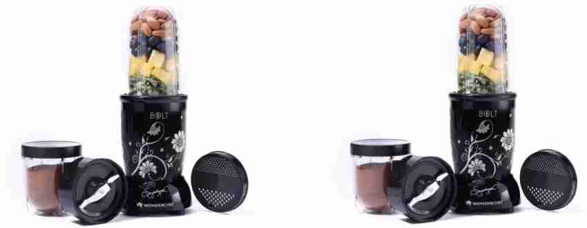 Nutri-blend BOLT-600W Mixer-Grinder (2 Jar) with Sipper Lid - Red –  Wonderchef