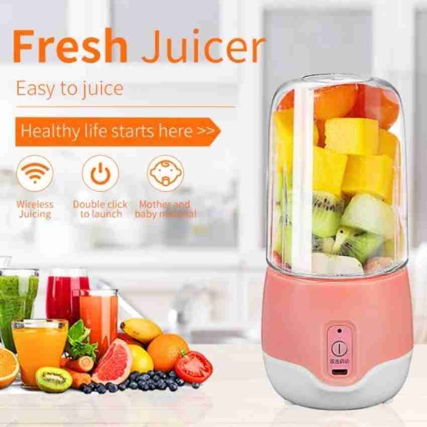 Buy Bs Spy USB Juicer Electric Portable Mixer Grinder Hand Blender Shaker  Mixer Juicer Pink 200 Juicer Online at Best Prices in India - JioMart.