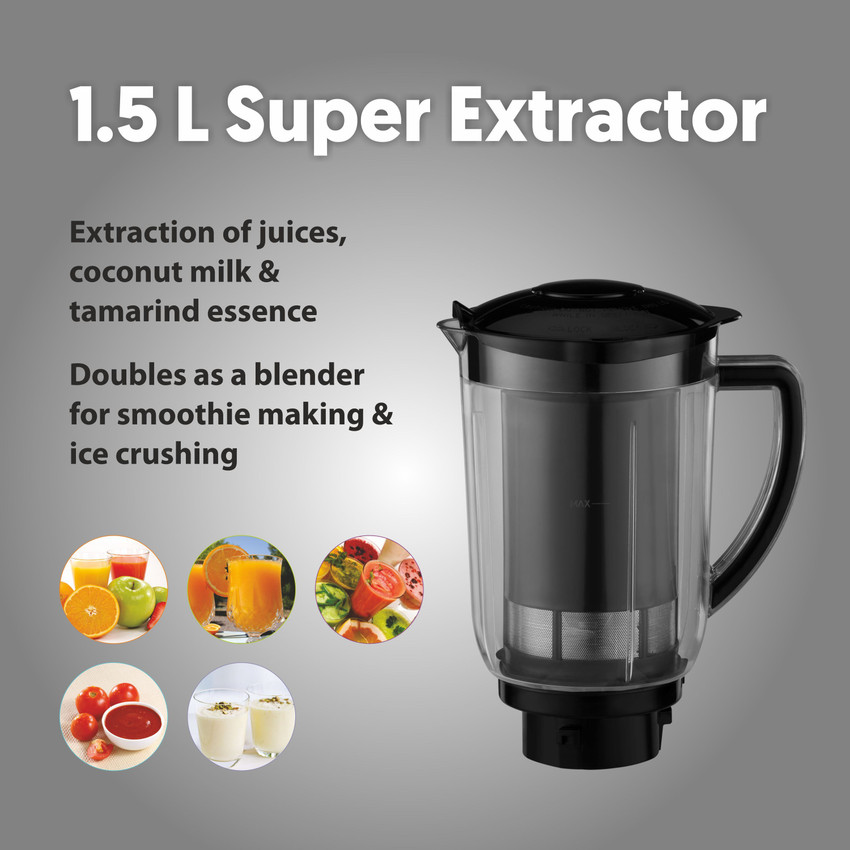Preethi Galaxy Plus MG 250 Super Extractor Juicer Jar Vega W5