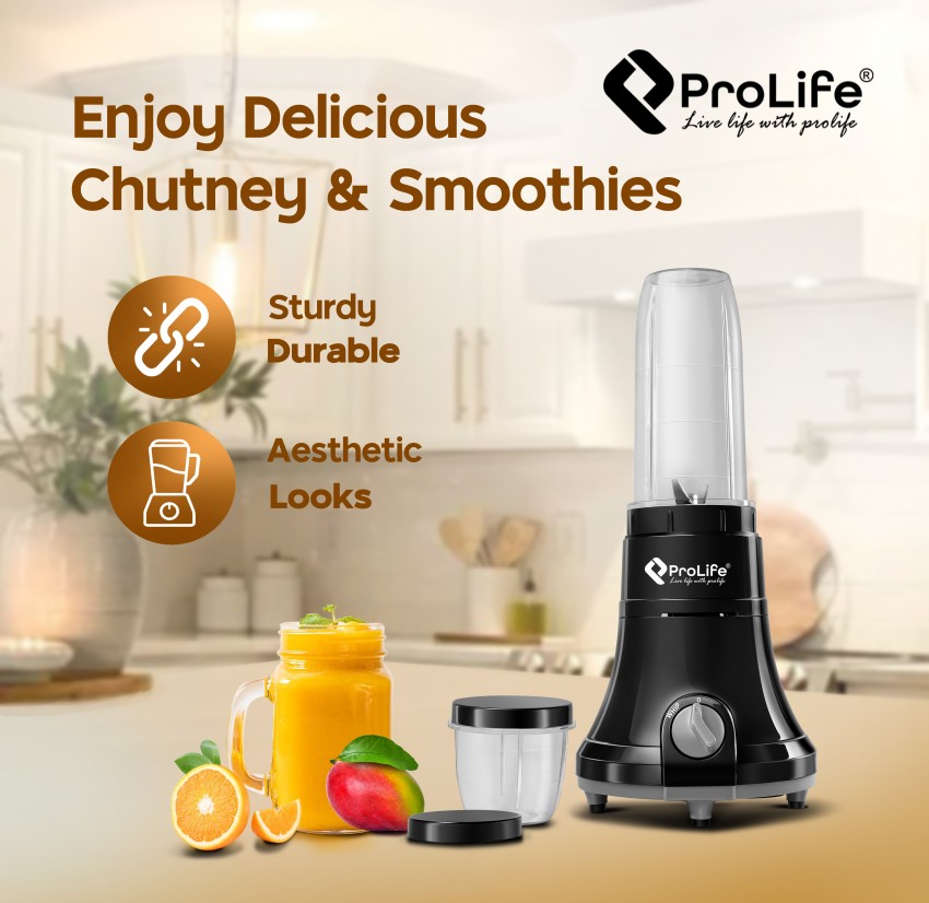 PROLIFE Nutri Max Personal Blender for Shakes, Smoothies 500 W