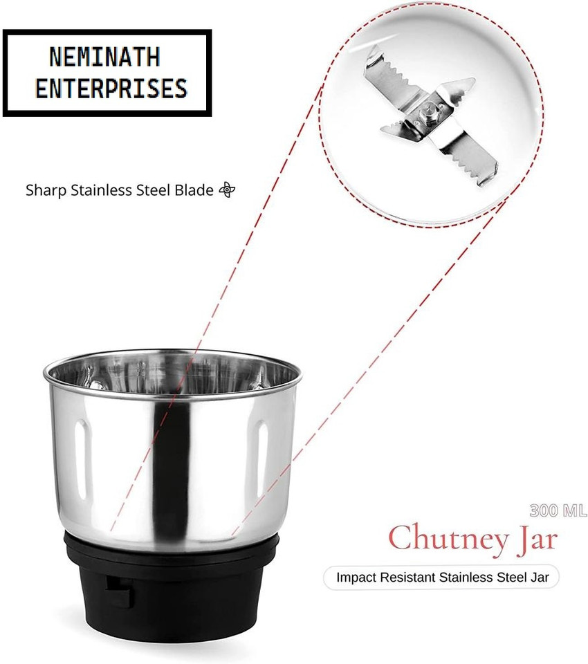 ACG ENTERPRISES Steel Mixer Grinder Chutney Dry jar with lid Mixer Juicer Jar Price in India Buy ACG ENTERPRISES Steel Mixer Grinder Chutney Dry jar with lid Mixer Juicer Jar online