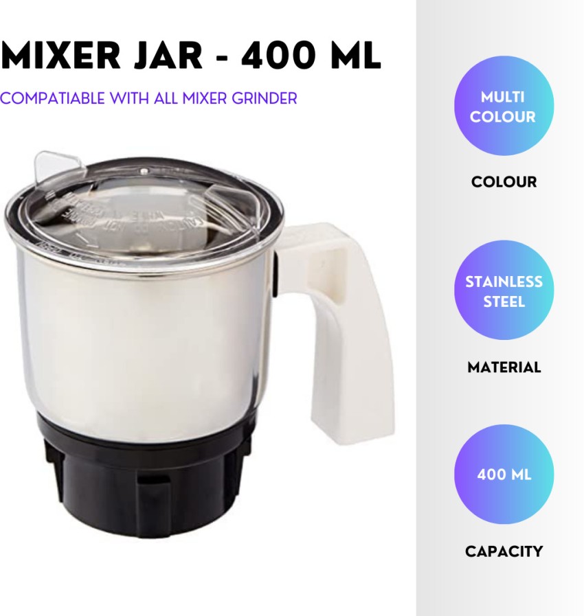 Buy Kitchen Mart Chutney Jar 400Ml Suitable For Preethi Mixer Grinders  Online - Best Price Kitchen Mart Chutney Jar 400Ml Suitable For Preethi  Mixer Grinders - Justdial Shop Online.
