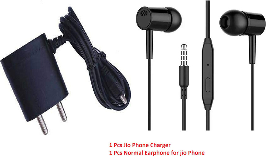 TSHIENTT Wall Charger Accessory Combo for Jio Phone Charger
