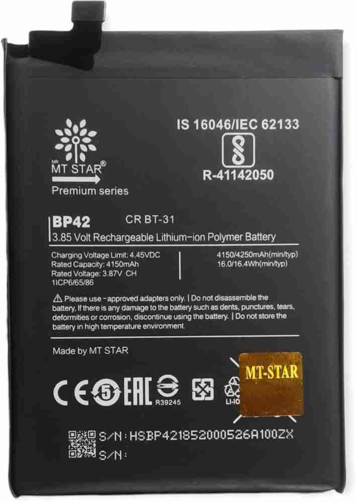 MRMT STAR Mobile Battery For Xiaomi Mi 11 Lite 5G , Mi 11 Lite , Mi 11 Youth , 11 Lite 5G NE M2101K9G M2101K9C BP42 Price in India - Buy MRMT MRMT STAR Mobile Battery For Xiaomi Mi 11 Lite 5G , Mi 11 Lite , Mi 11 Youth , 11 Lite 5G NE M2101K9G M2101K9C BP42 Price in India - Buy MRMT