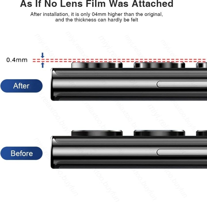 Back Camera Lens Ring Guard Protector for vivo V27 / V27 Pro 5G [9H Surface  Hardness Tempered