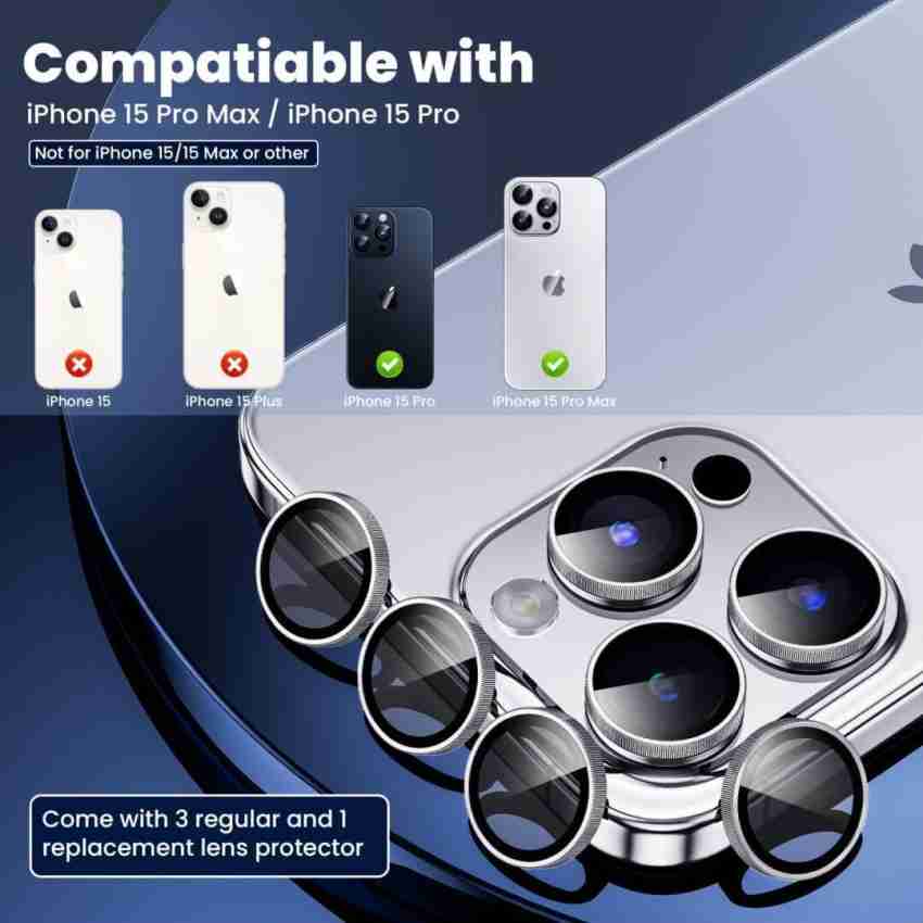 prozzile Camera Lens Protector for Iphone 15 Pro Max, Iphone 15 Pro -  prozzile 