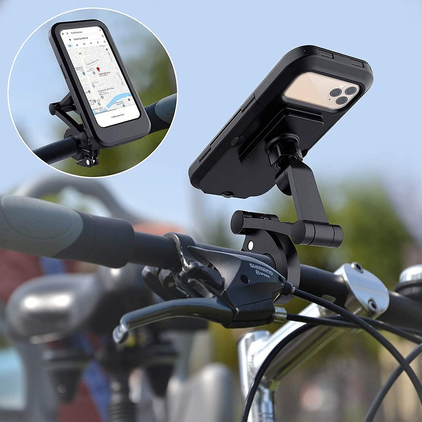 Bartronix M3 Waterproof Motorcycle Phone Adjustable for Bicycle