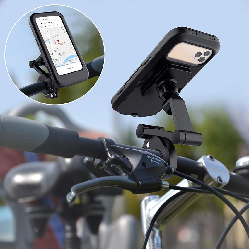 Techobucks 2023 NEW Bike Phone Mount Waterproof Motorcycle