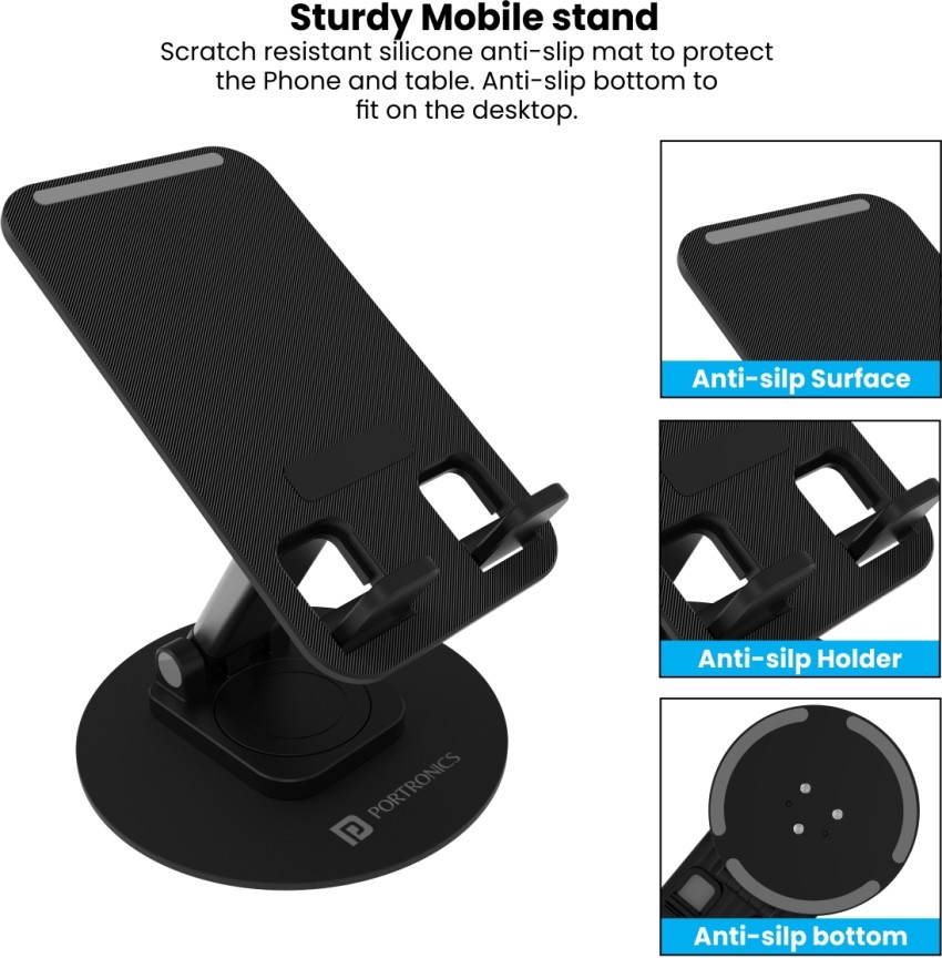 Buy Portronics Modesk Flex Mini All Metal Body Mobile Stand