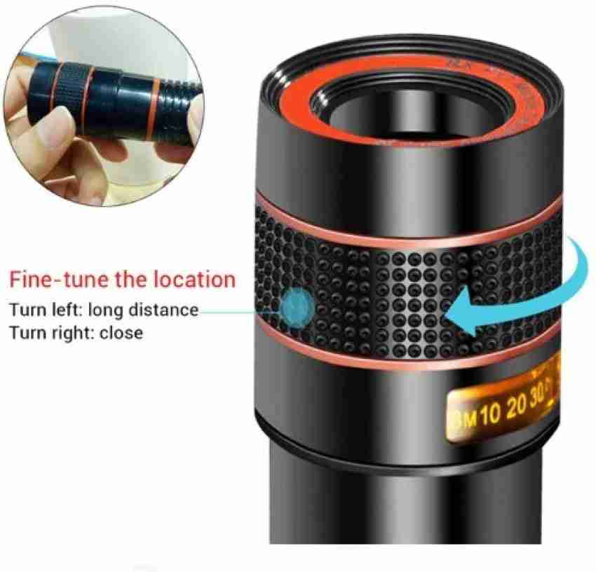 Adcom 8X Telephoto Zoom Mobile Phone Camera Lens (Black) | Adcom India :)