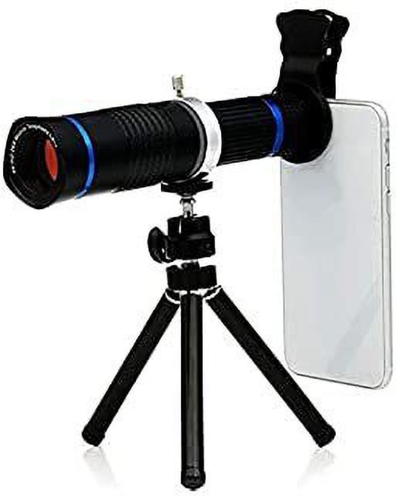 Elevea 20x 4K HD Zoom Mobile Phone Monocular Scope Lens External Telescope  Smartphone Camera Lenses Dual Focus Adjustment : : Electronics