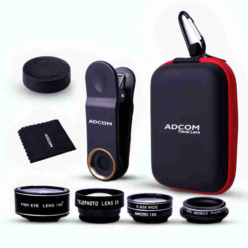 adcom 8 in 1 mobile phone camera lens kit