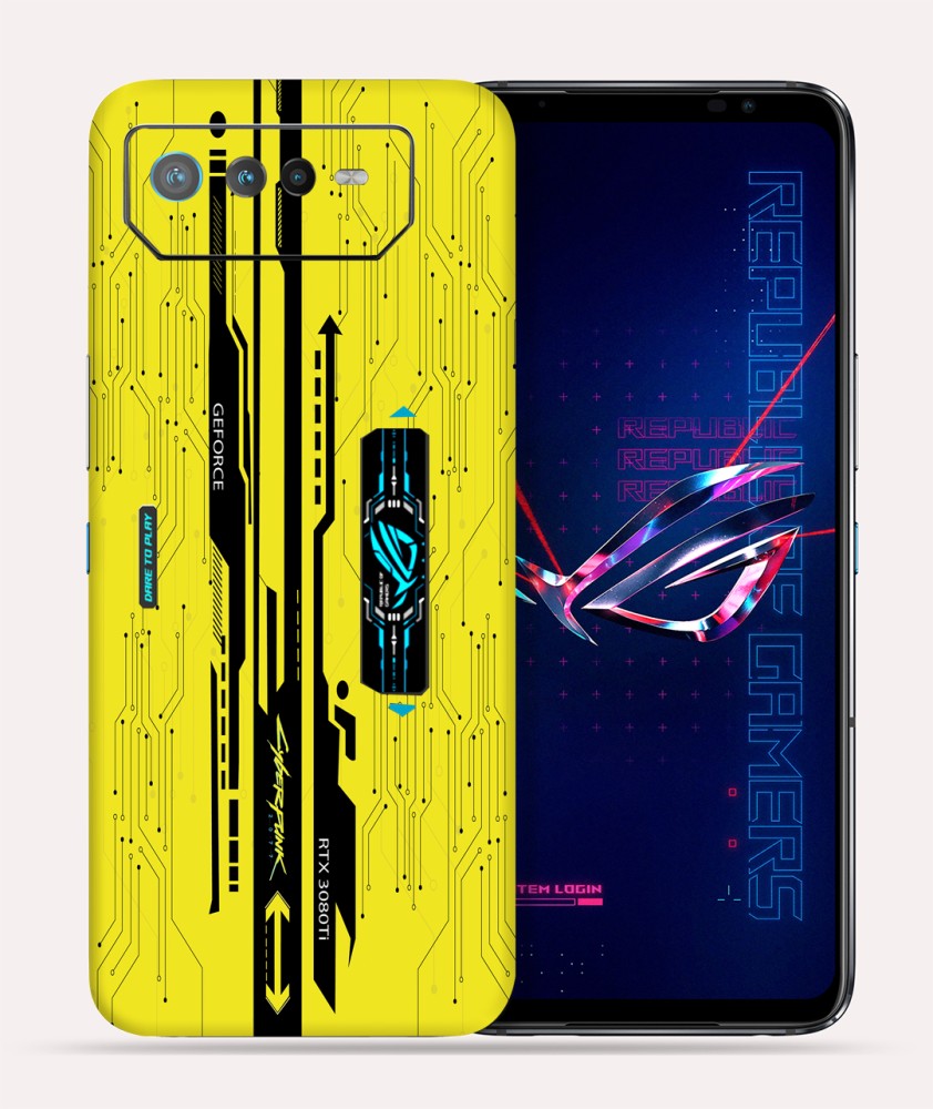 Skinex ASUS ROG PHONE 6 PRO 5G, Yellow Cyberpunk Mobile Skin Price in India  - Buy Skinex ASUS ROG PHONE 6 PRO 5G, Yellow Cyberpunk Mobile Skin online  at Flipkart.com